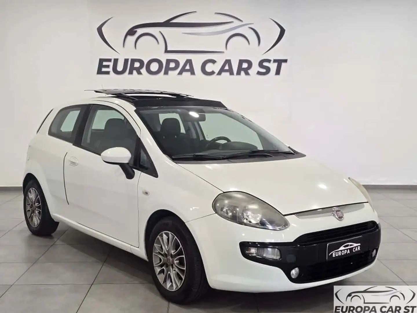 Fiat Punto Evo Punto Evo 1.2 3 porte S&S Active TETTO APRIBILE Bianco - 2