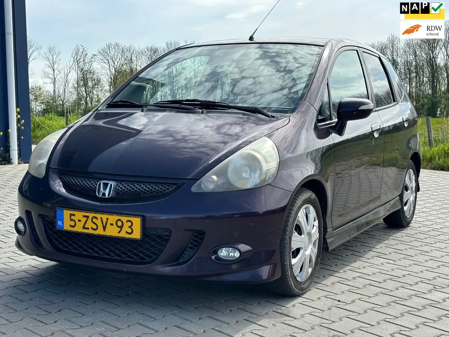 Honda Jazz 1.4 Style |Airco|Nieuwe APK| Фіолетовий - 1