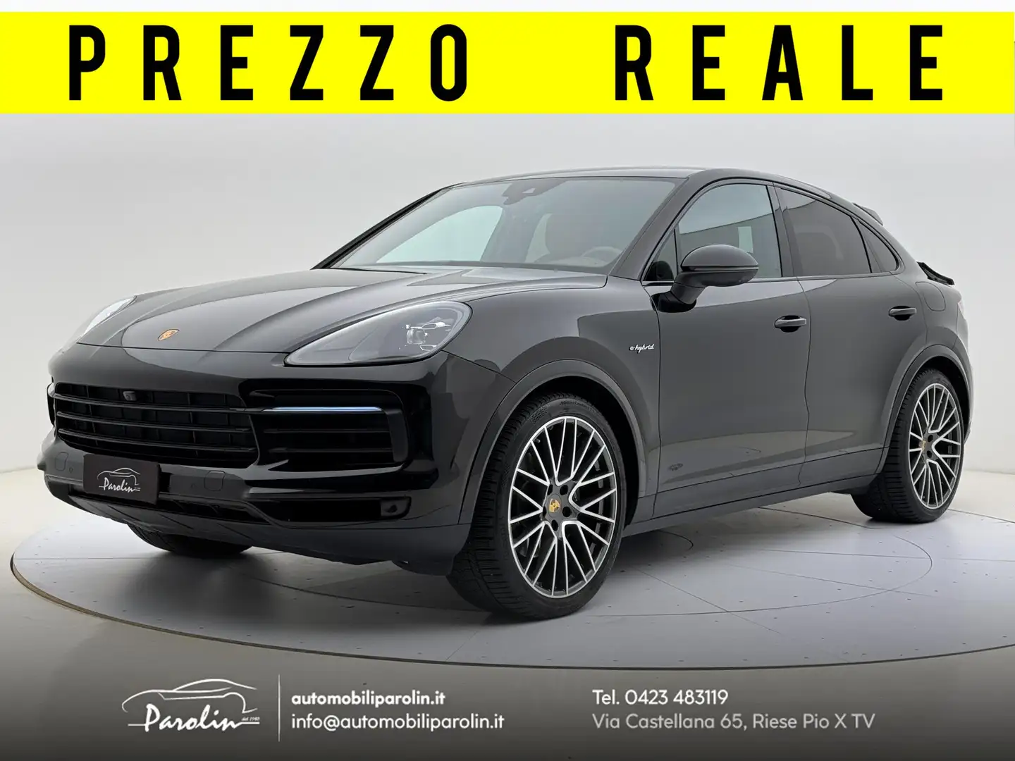 Porsche Cayenne Coupé 3.0 e-hybrid Sterzo posteriore-Bose-22'' Negro - 1
