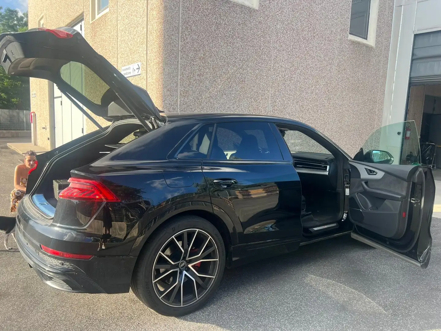 Audi Q8 Q8 I 2018 45 3.0 tdi mhev Sport quattro tiptronic Nero - 1