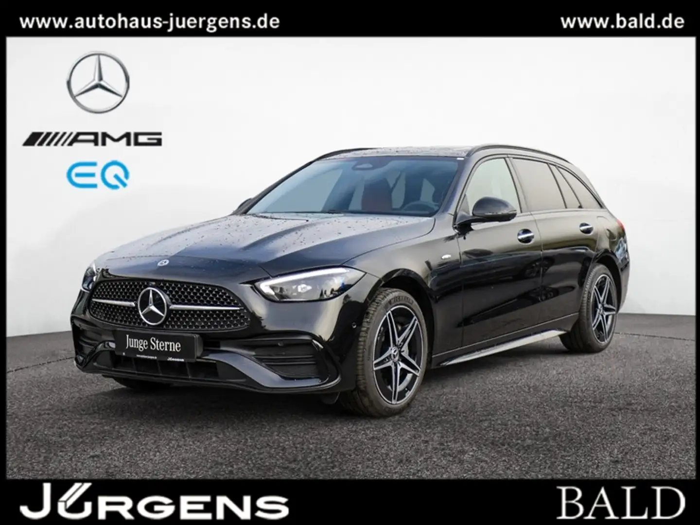 Mercedes-Benz C 300 e T AMG-Sport/Pano/Burm/HUD/Night/Distr/18 Schwarz - 1