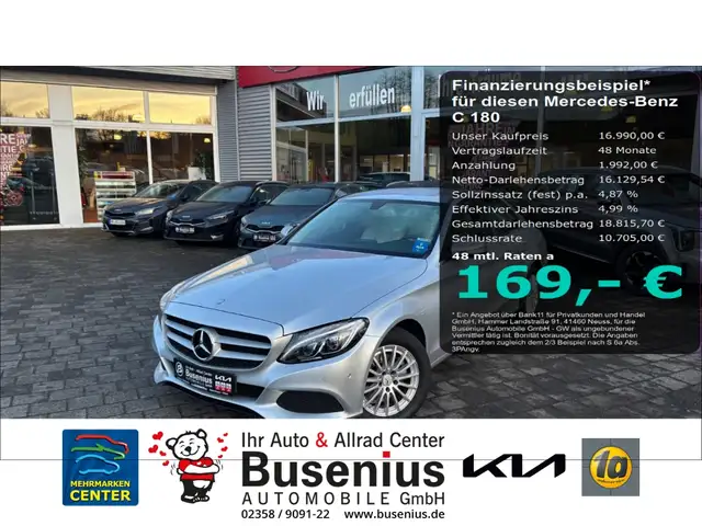 Mercedes-Benz C 180 CGI+Business+LED+Klimaaut+Spiegel+Tempomat