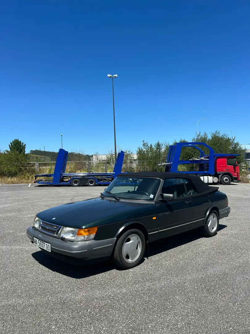 Saab 900 900i Cabriolet 2.0-16v Turbo Зелений - 1
