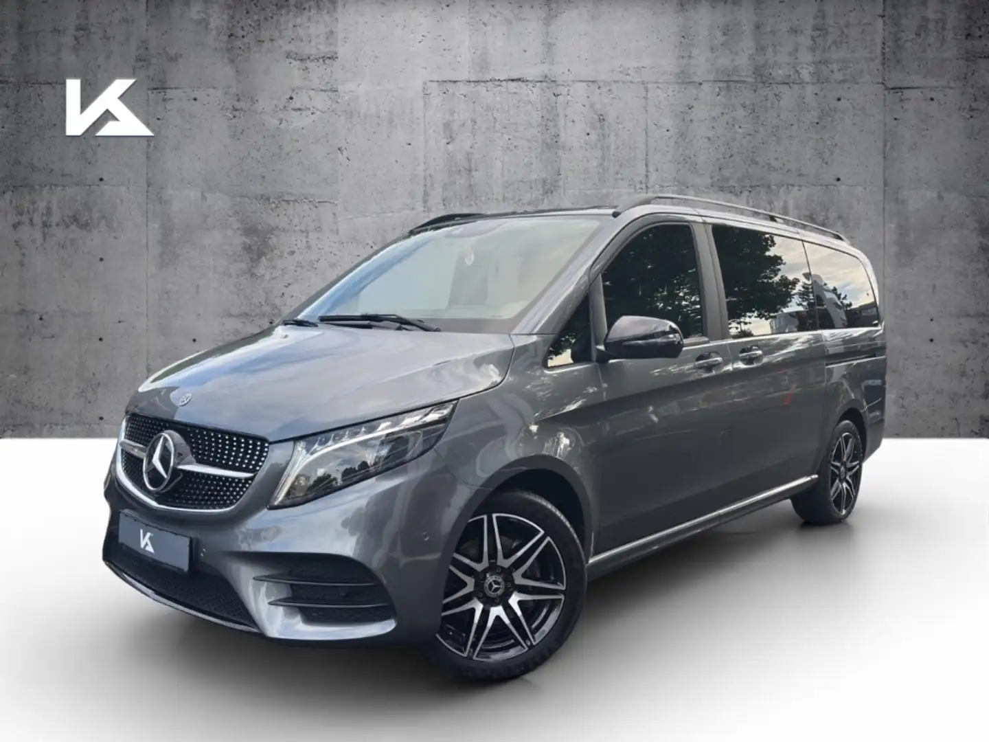 Mercedes-Benz V 250 d Edition lang AMG Night MBUX Distronic AHK 7-Sitz Grau - 1
