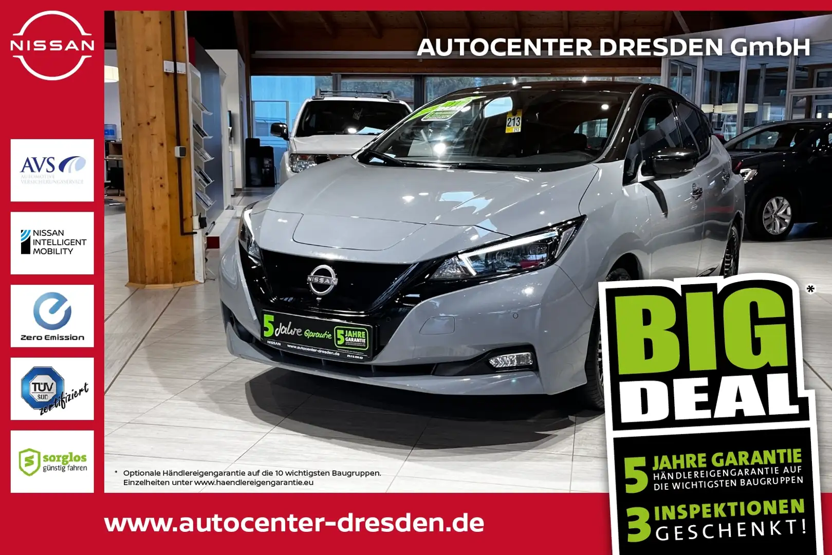 Nissan Leaf N-Connecta ACC+LED+Navi+SHZ+Winterp.+SR&WR Noir - 1