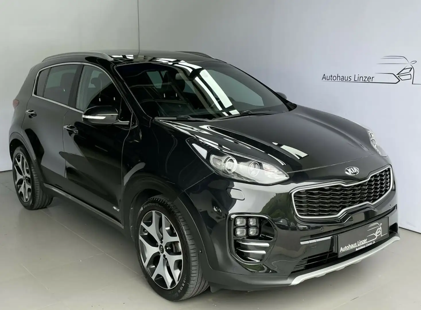 Kia Sportage GT 4x4*PANO*Sitzkühl*LenkradH*Keyles*AHK* Schwarz - 1