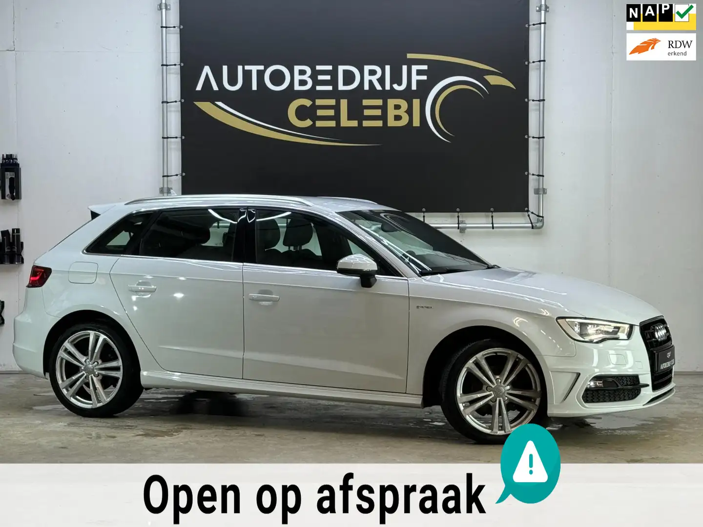 Audi A3 Sportback 1.4 TFSI Ambition Pro Line S g-tron 2014 Wit - 1