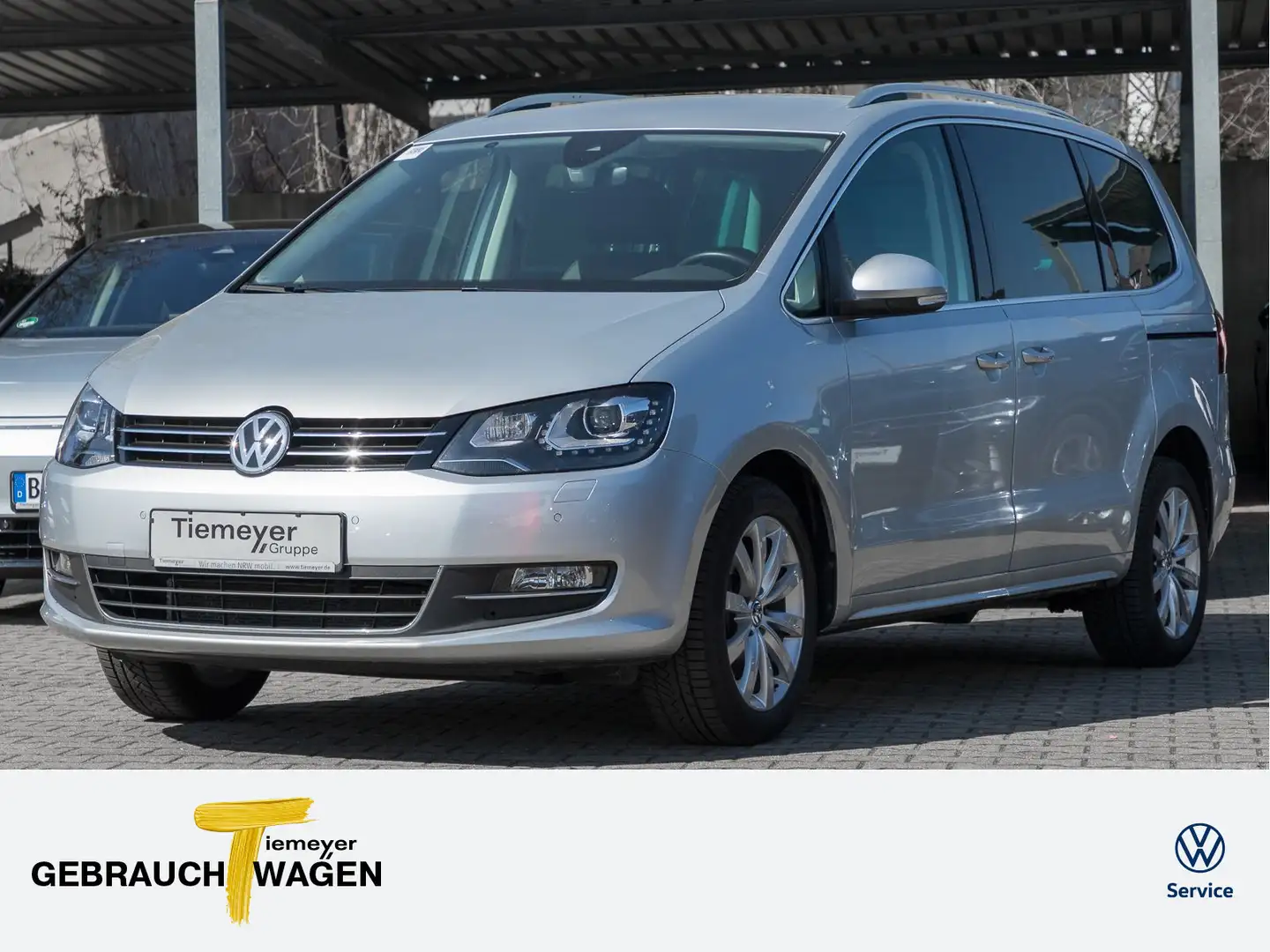 Volkswagen Sharan 1.4 TSI DSG HIGHLINE 7SITZE STHZG AHK KAM Silber - 1