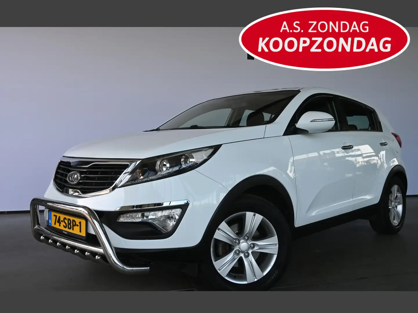 Kia Sportage 2.0 X-ecutive Automaat Clima Navigatie Goed Onderh Weiß - 1