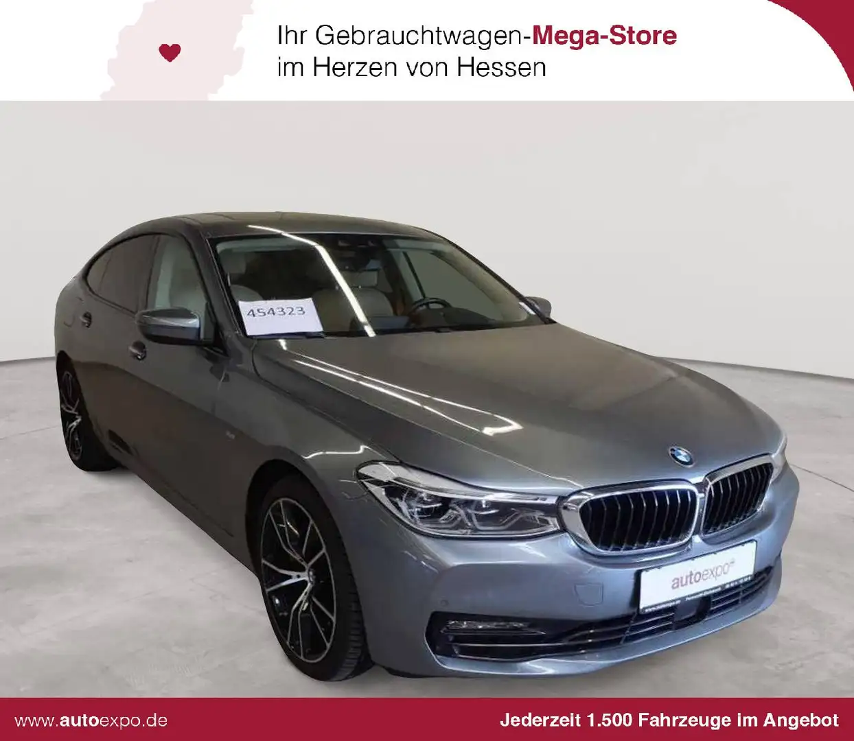 BMW 630 630d Gran Turismo Sport Line LED PANO HUD Gris - 1