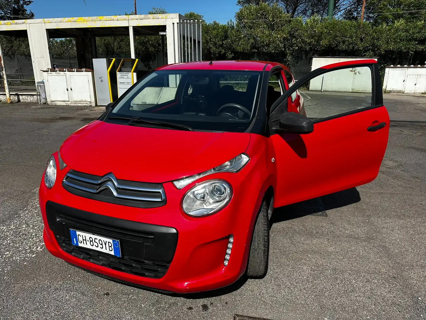 Citroen C1 C1 3p 1.0 vti Live 72cv Piros - 1