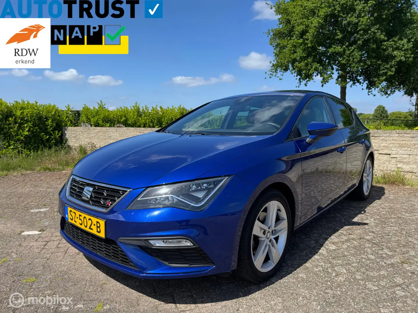 SEAT Leon 1.4 EcoTSI FR | Camera | Cruise | Carplay | Ambian Blu/Azzurro - 1