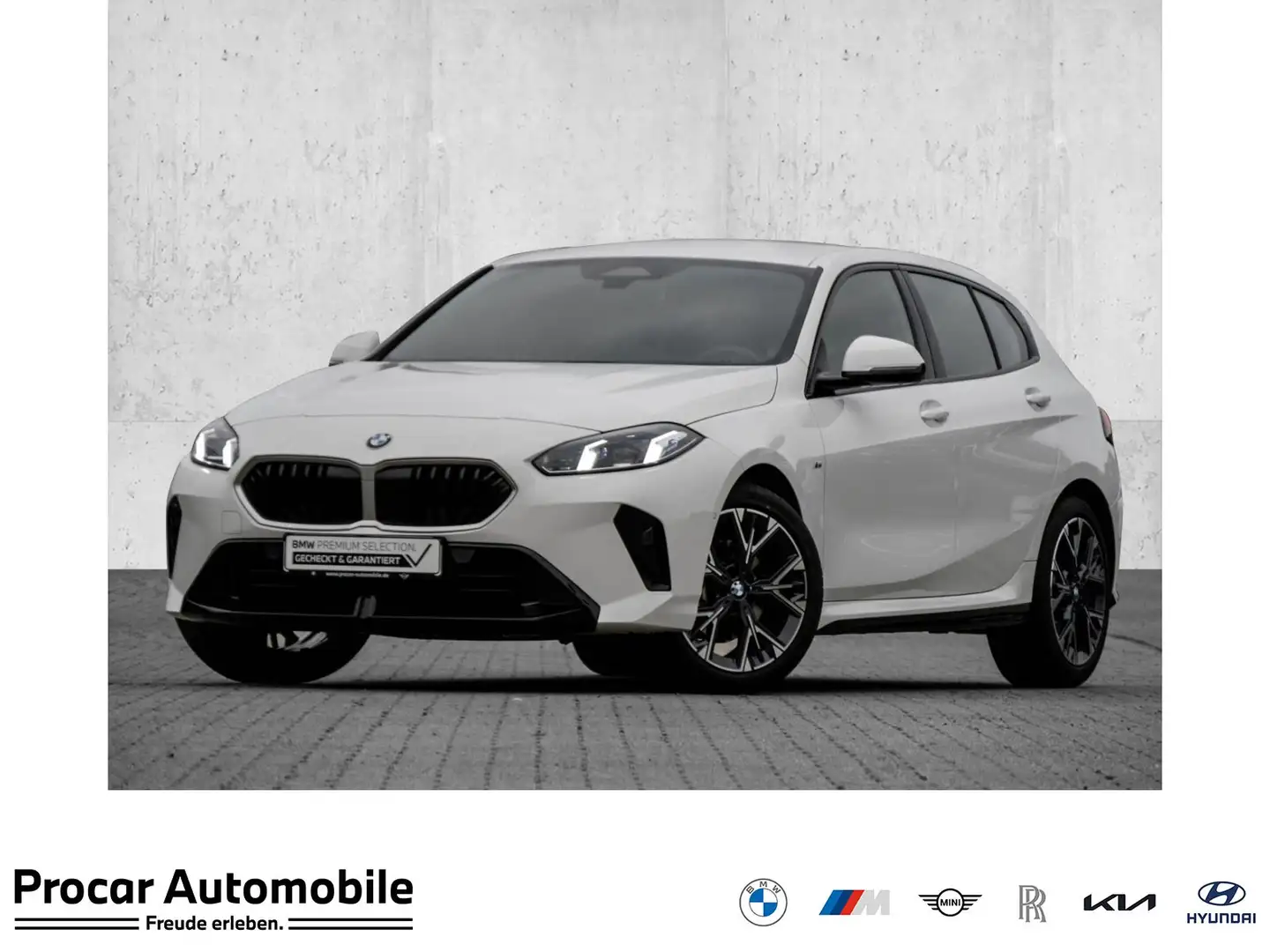 BMW 118 d M SPORT+ADAPT.LED+DA+PA+SHZ Blanc - 1
