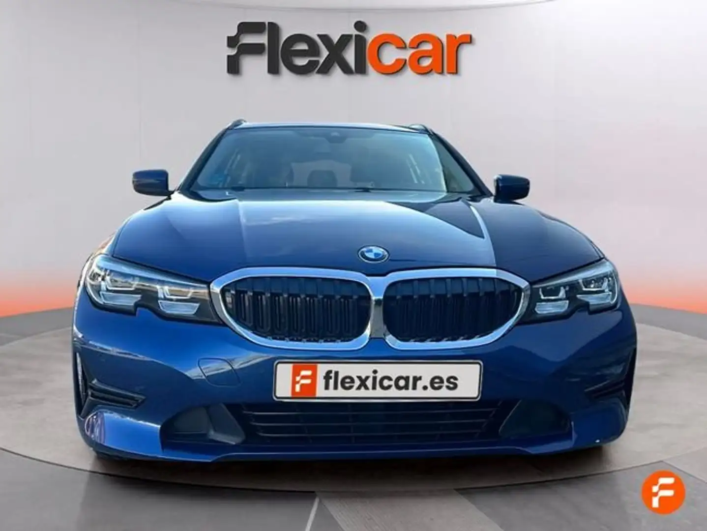 BMW 320 320d Auto.Touring Bleu - 2
