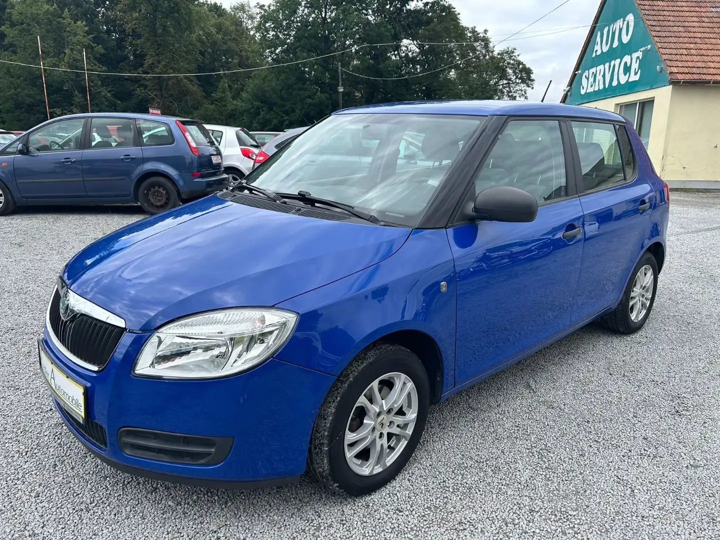 Skoda Fabia 1.2l/ Klima / Tüv 11.26 / 5-türig / 2.Hand Blau - 1