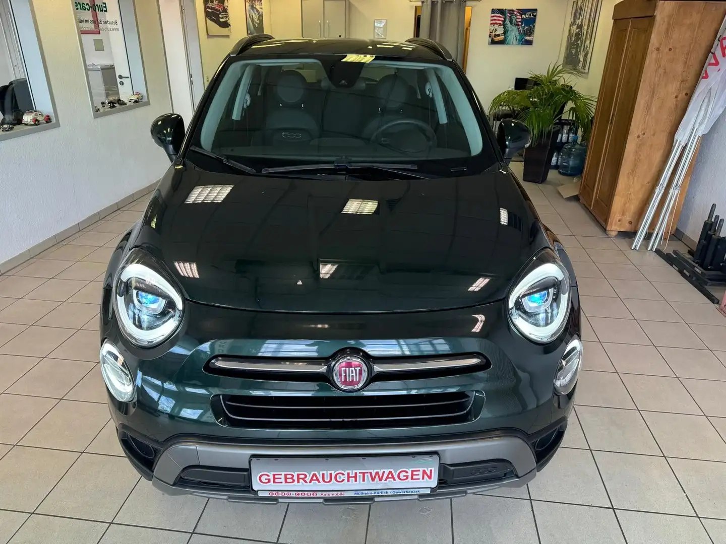 Fiat 500 X Cross / KLIMA / 8-FACH / 1. HAND/AHK/LED Verde - 2