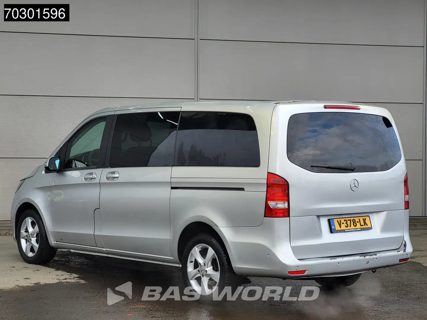 Mercedes-Benz V 220 Dubbel Cabine Automaat 2x Schuifdeur Airco Cruise Zilver - 2