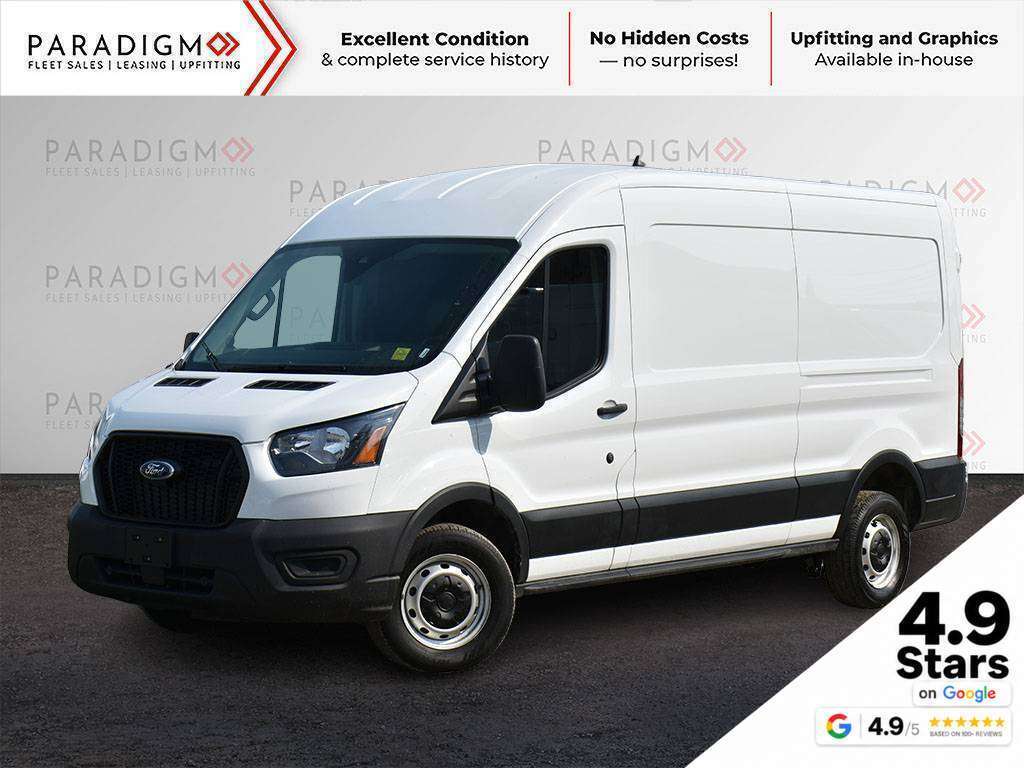 White 2025 Ford Transit Cargo Van Rear-Wheel Drive Automatic