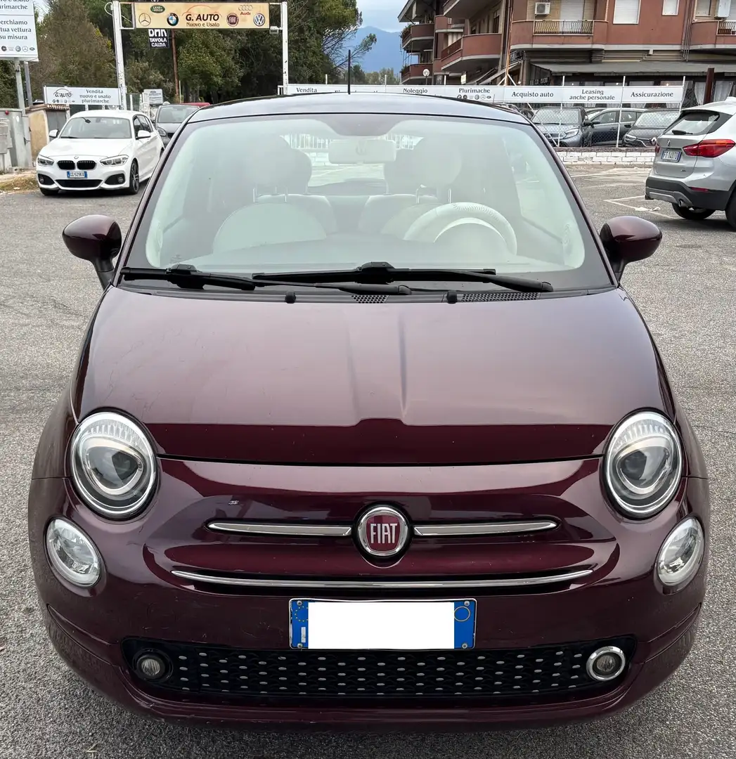 Fiat 500 500 1.2 Lounge PANORAMA CERCHI BLUETOOTH STUPENDA Mauve - 1