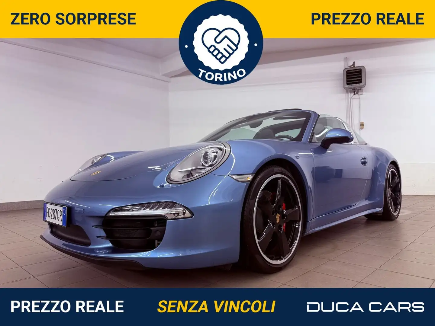 Porsche Targa 911 3.8 Targa 4S Blau - 1