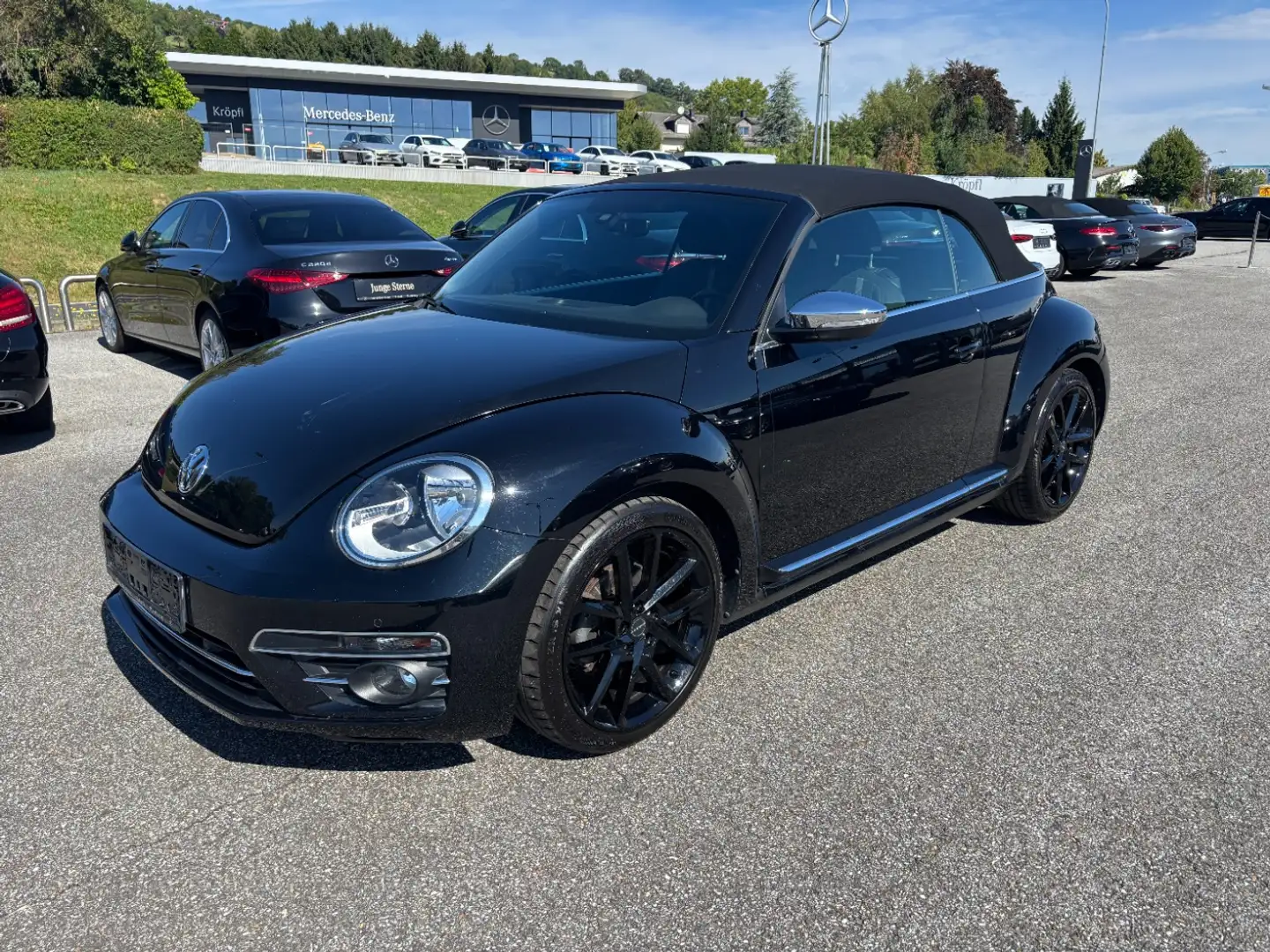 Volkswagen Beetle Cabrio 2.0 TDI Austria Leder PTS Schwarz - 2