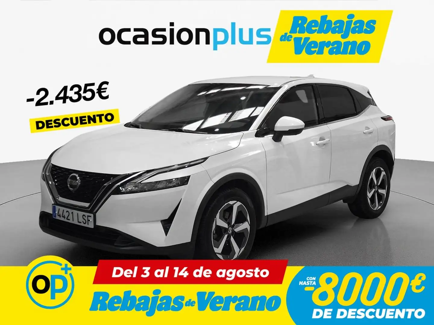 Nissan Qashqai 1.3 DIG-T mHEV 12V N-GO 4x2 Aut. 116kW Blanco - 1