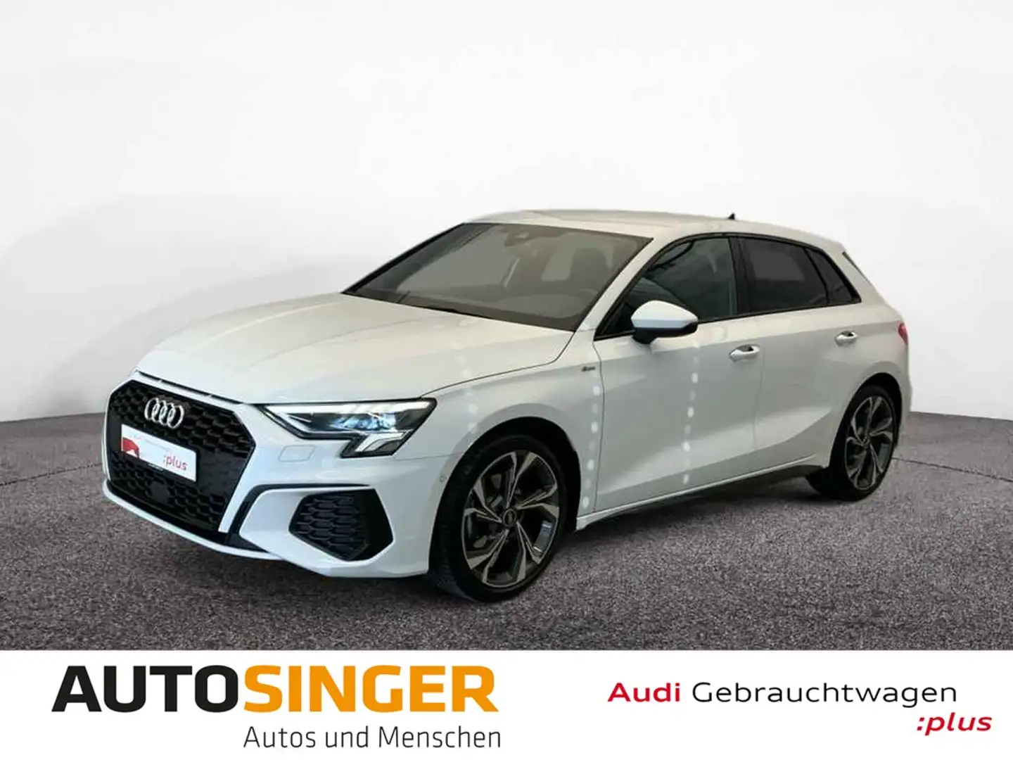 Audi A3 Sportback 35 TFSI 2x S line *LED*PDC*SHZ*18"* Weiß - 1