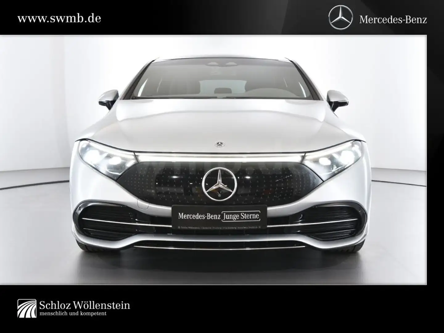Mercedes-Benz EQS 580 4M ElectricArt/Digital Light/Hyperscreen Silber - 2