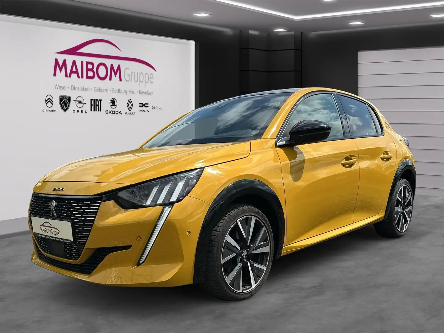 Peugeot 208 GT 1.2 PureTech 100 Gelb - 1