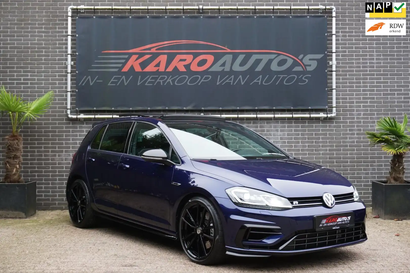 Volkswagen Golf 2.0 TSI 4Motion R Pano Leer Cam Dynaudio VOL Bleu - 1