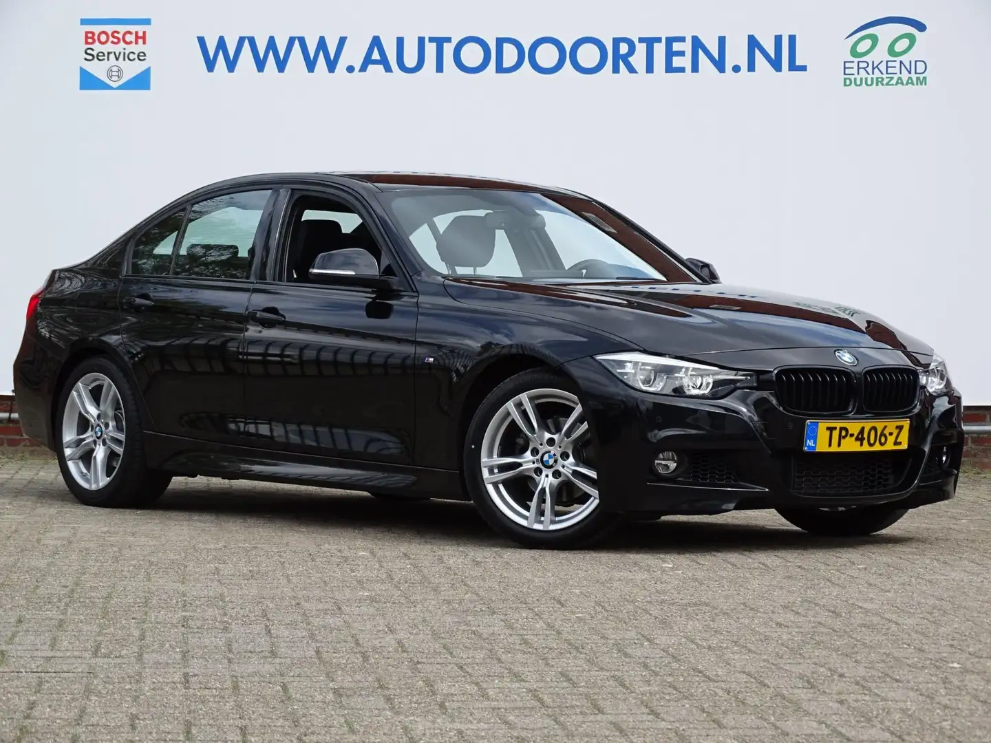 BMW 318 3-serie 318i M Sport Edition AUTOMAAT|ZWARTE HEMEL Zwart - 1