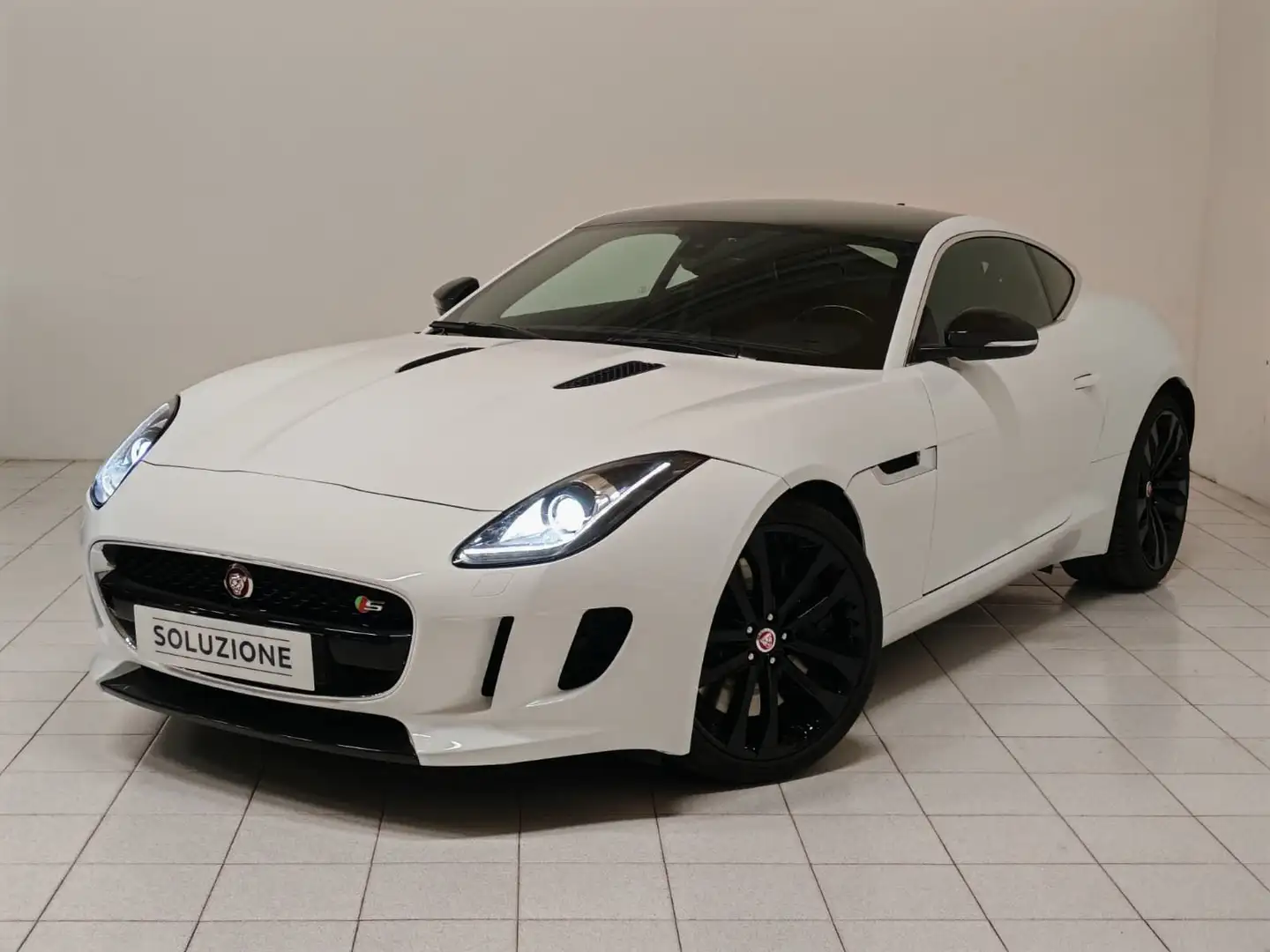 Jaguar F-Type S 3.0 V6 aut. Coupé S IVA ESPOSTA Bianco - 1