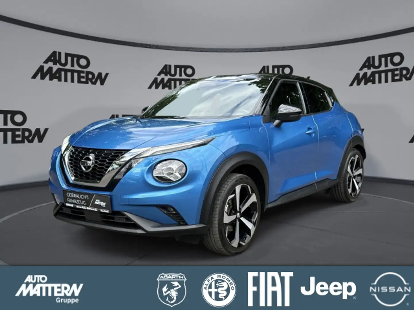 Nissan Juke Tekna 1,0 DIG-T Automatik BOSE WR AHK 19" Blau - 1