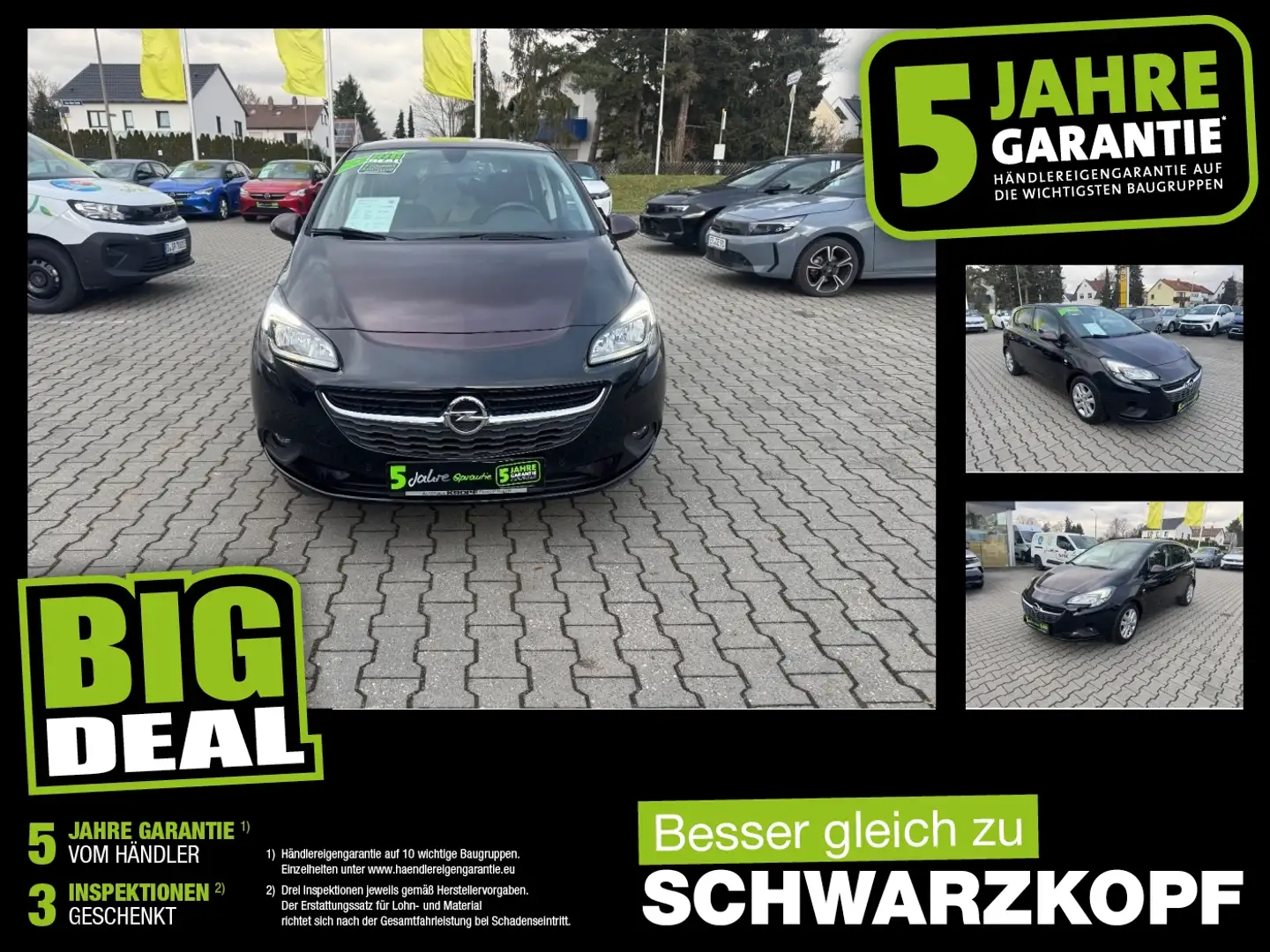 Opel Corsa E 1.4 Parkpilot,Tempomat,Klimaanlage Noir - 1