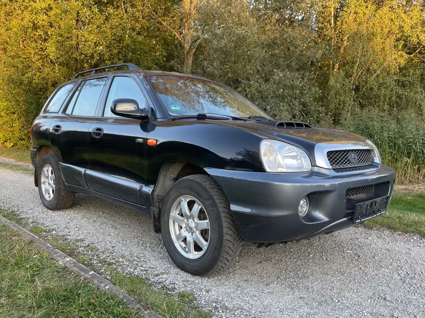 Hyundai SANTA FE 2.0d GLS Allrad 4x4 Automatik Tüv=Neu! Schwarz - 1