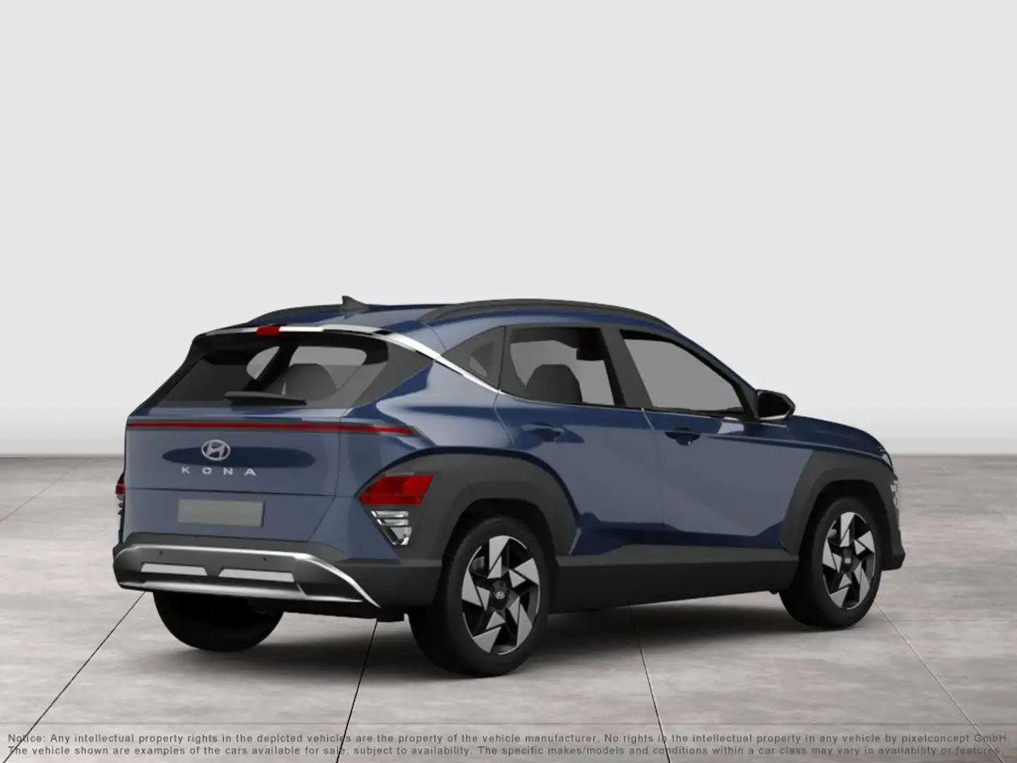 Hyundai KONA 1.6 T-GDI 170PS N-Line N Line 4WD ACC RFK Bleu - 2