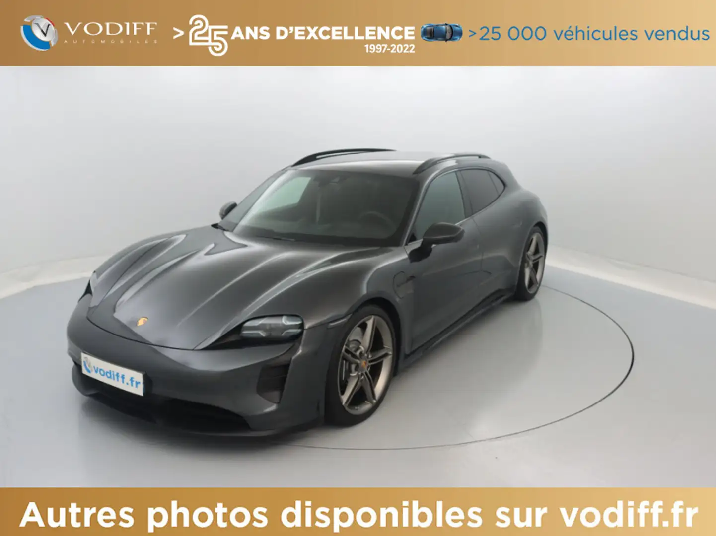 Porsche Taycan SPORT TURISMO GTS 598 CV Gris - 1