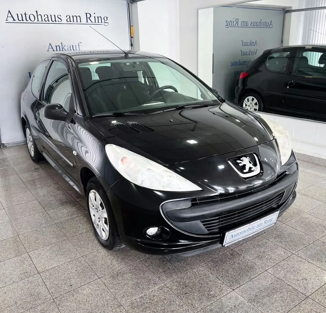 Peugeot 206 + Basis Klima Service Neu! Fekete - 1