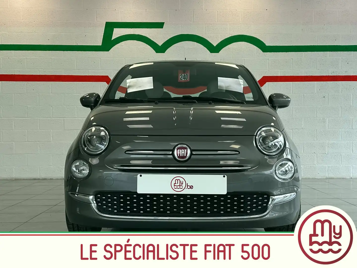 Fiat 500 1.0i MHEV Dolcevita * Toit pano * Clim * Carplay Gris - 2