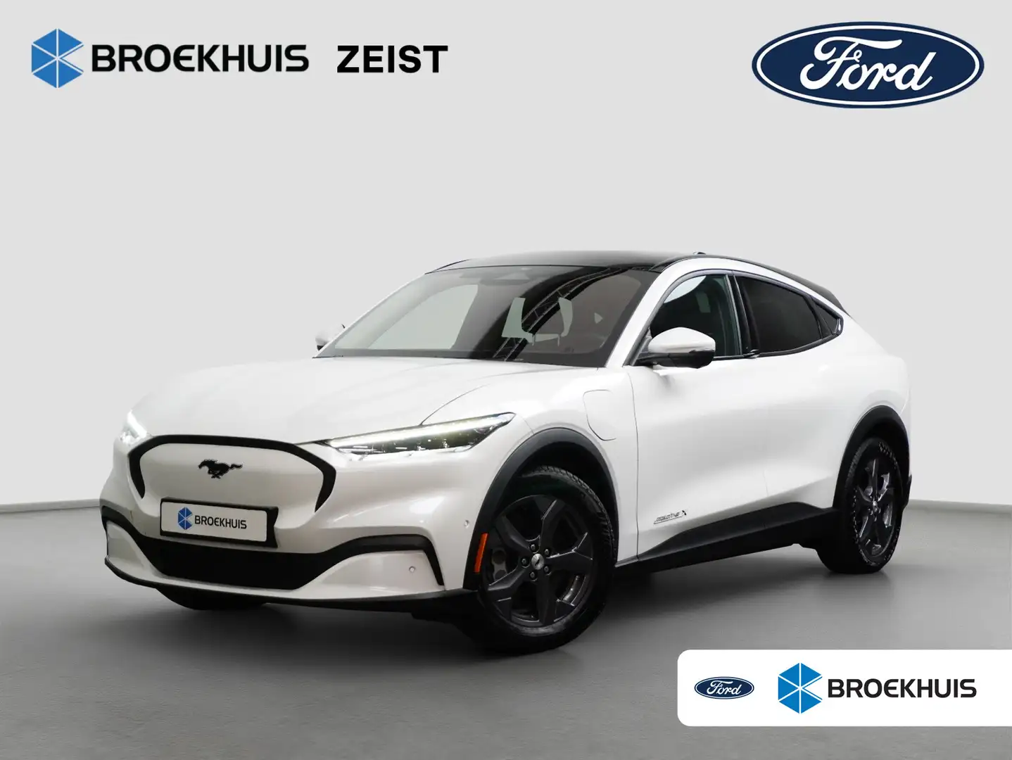 Ford Mustang Mach-E Extended RWD 98 kWh | Pano-dak | Elektrische stoel Weiß - 1