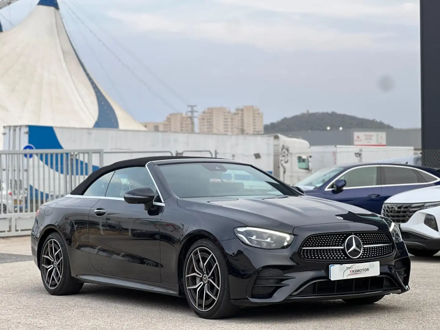 Mercedes-Benz E 220 Cabrio 220d 9G-Tronic Noir - 2