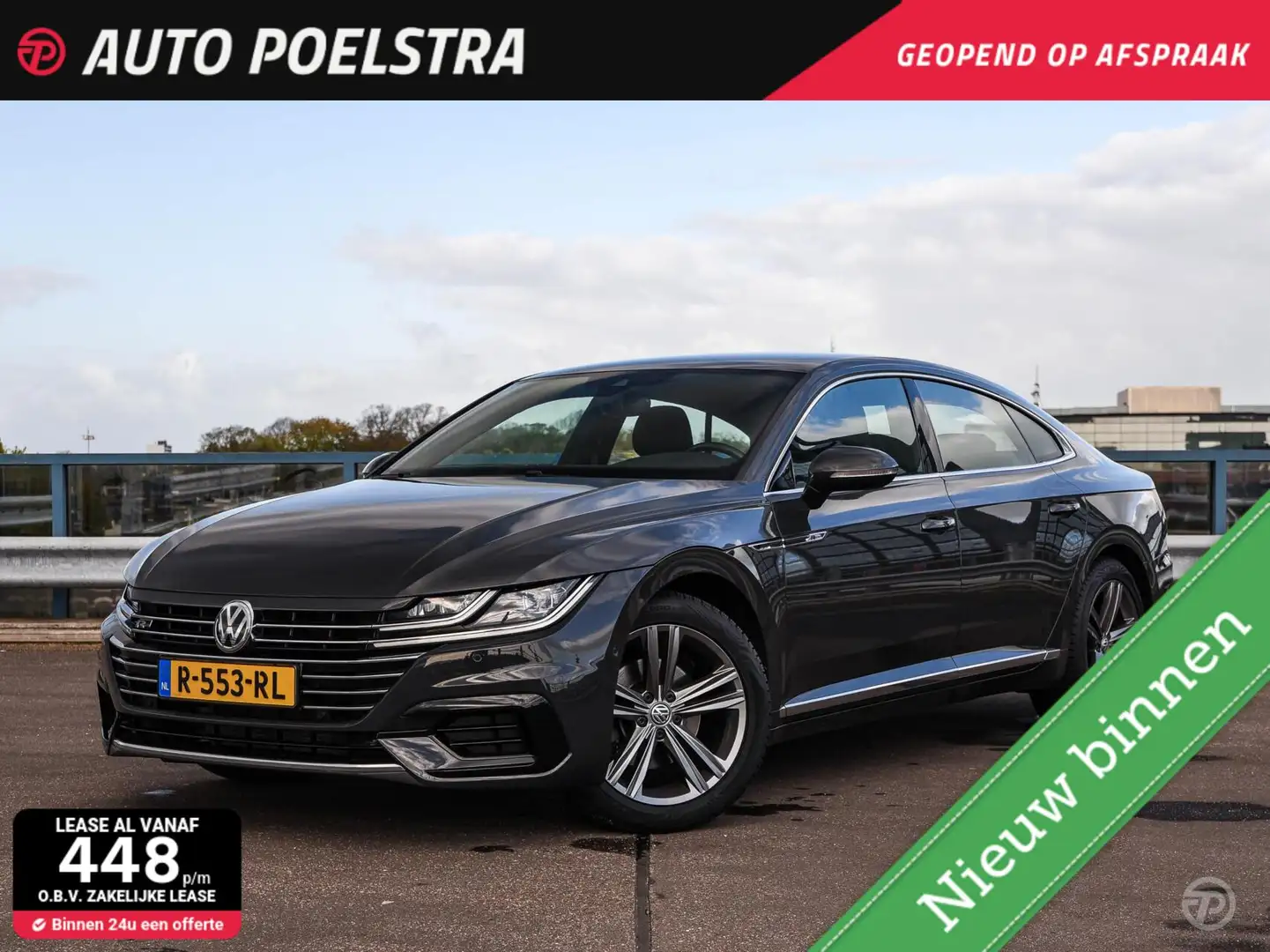 Volkswagen Arteon 2.0 TSI 190 PK DSG R-Line ACC Leder Camera Virtual Grijs - 1