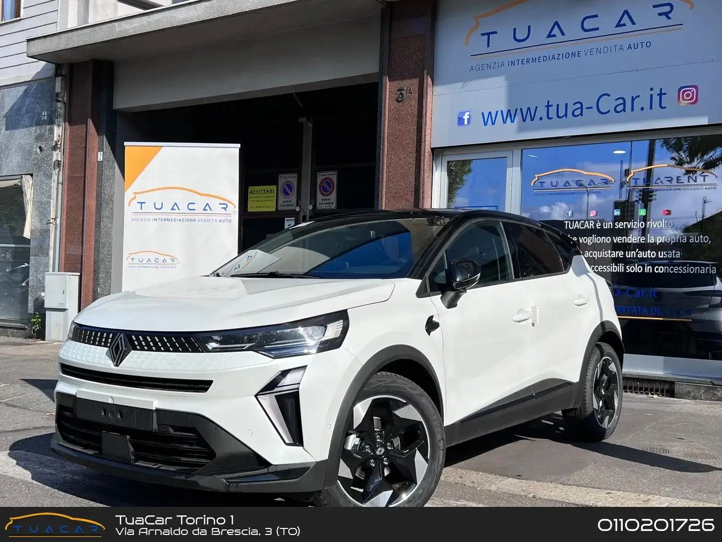 Renault Captur 1.0 ECO-G 100CV Techno Bianco - 1