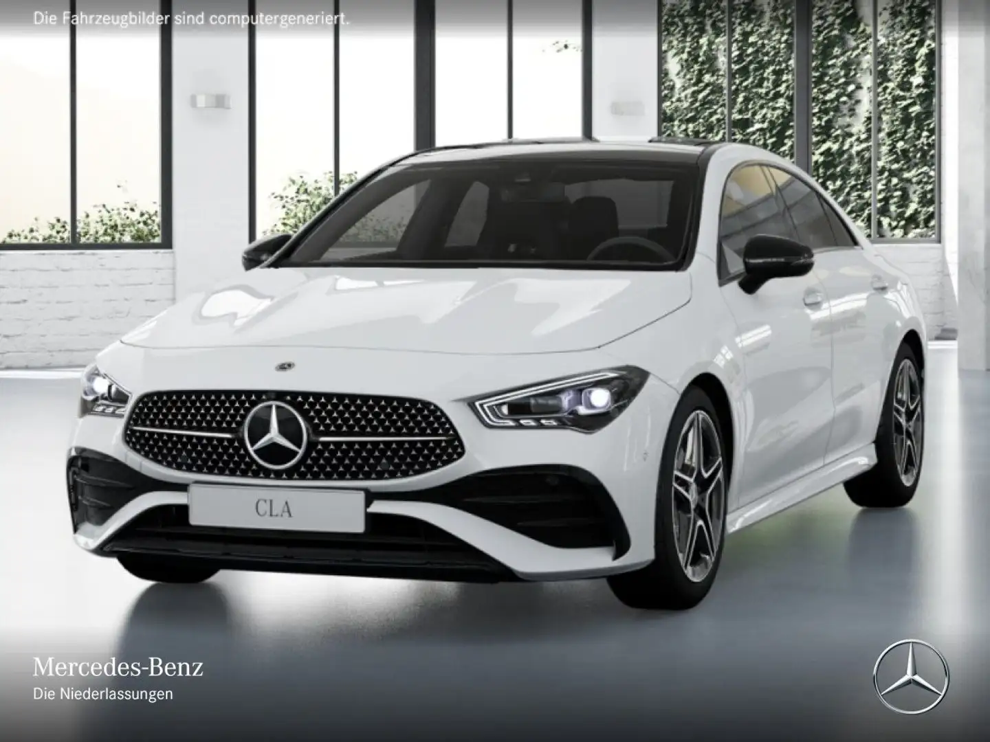 Mercedes-Benz CLA 250 e AMG+NIGHT+PANO+360°+MULTIBEAM+HUD+TOTW Blanc - 2
