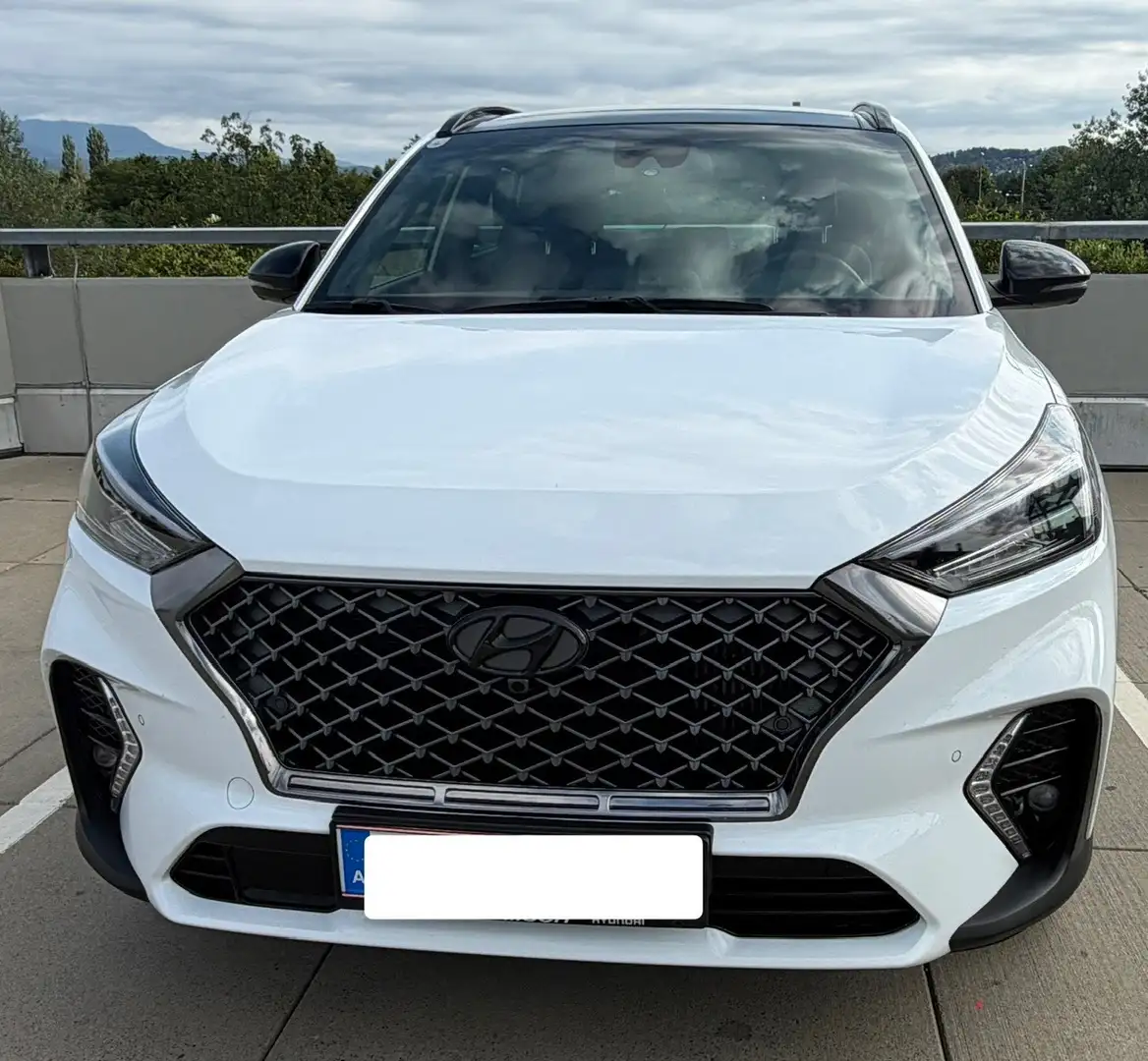 Hyundai TUCSON Tucson 2,0 CRDI 4WD N-Line Plus Aut. N-Line Plus Weiß - 2