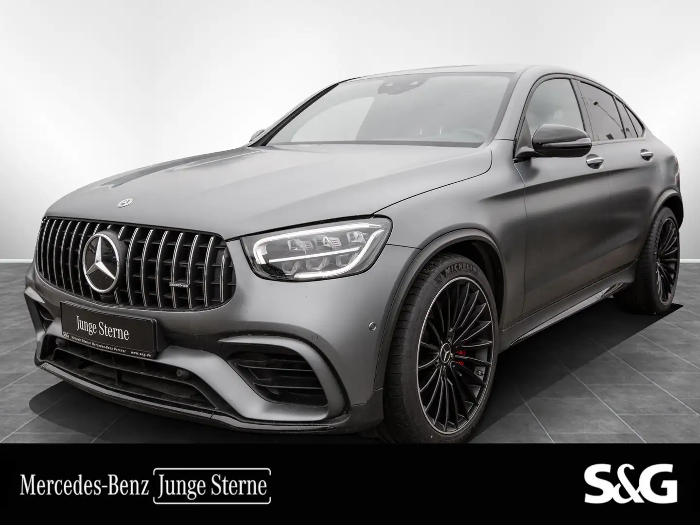 Mercedes-Benz GLC 63 AMG S 4MATIC+ Coupé AHK+Rückam+Totwink. Grau - 1