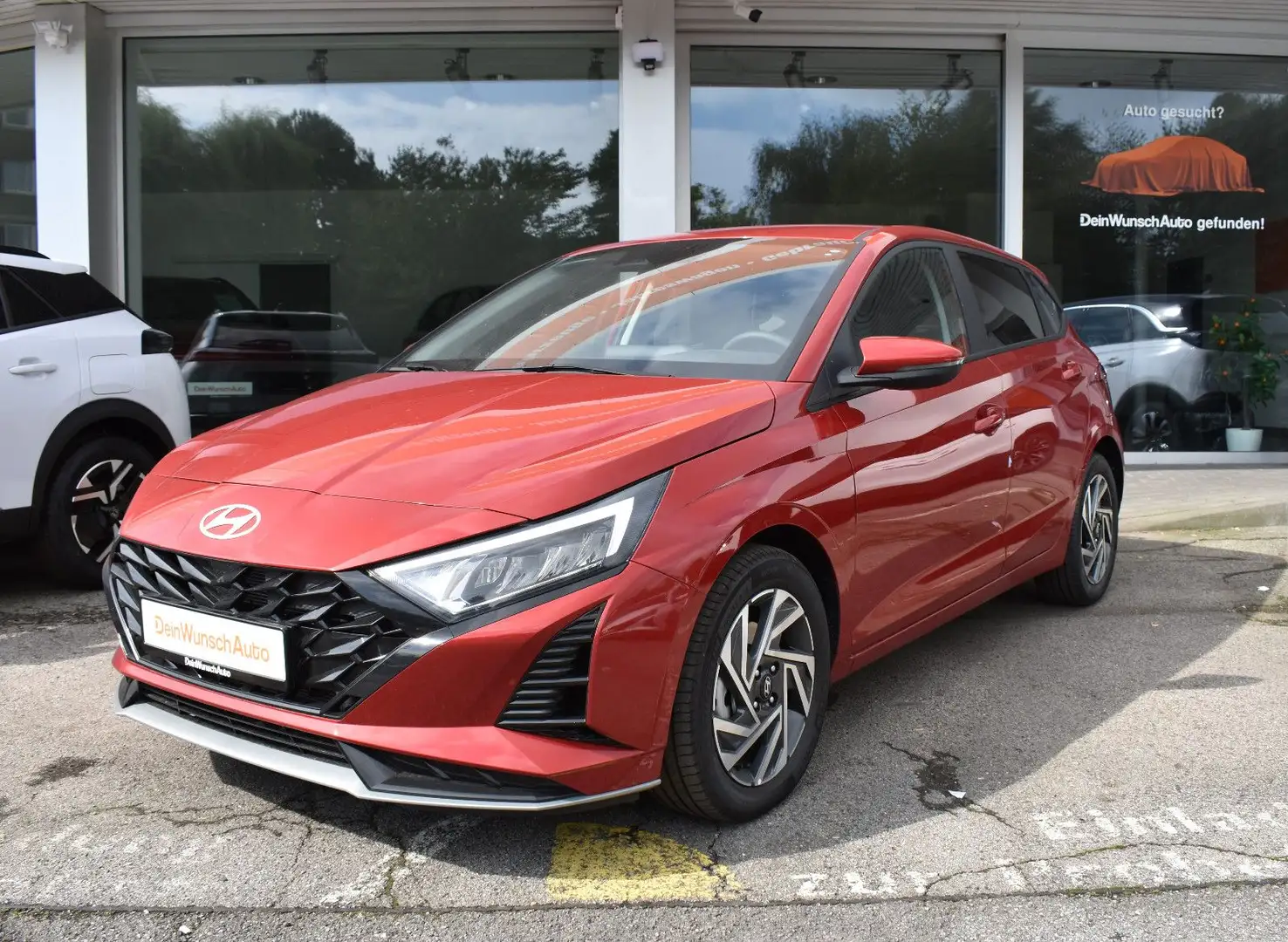 Hyundai i20 1.0 T-GDI 101 PS NAVI LED Kam SHZ PDC Alu16 Rot - 1