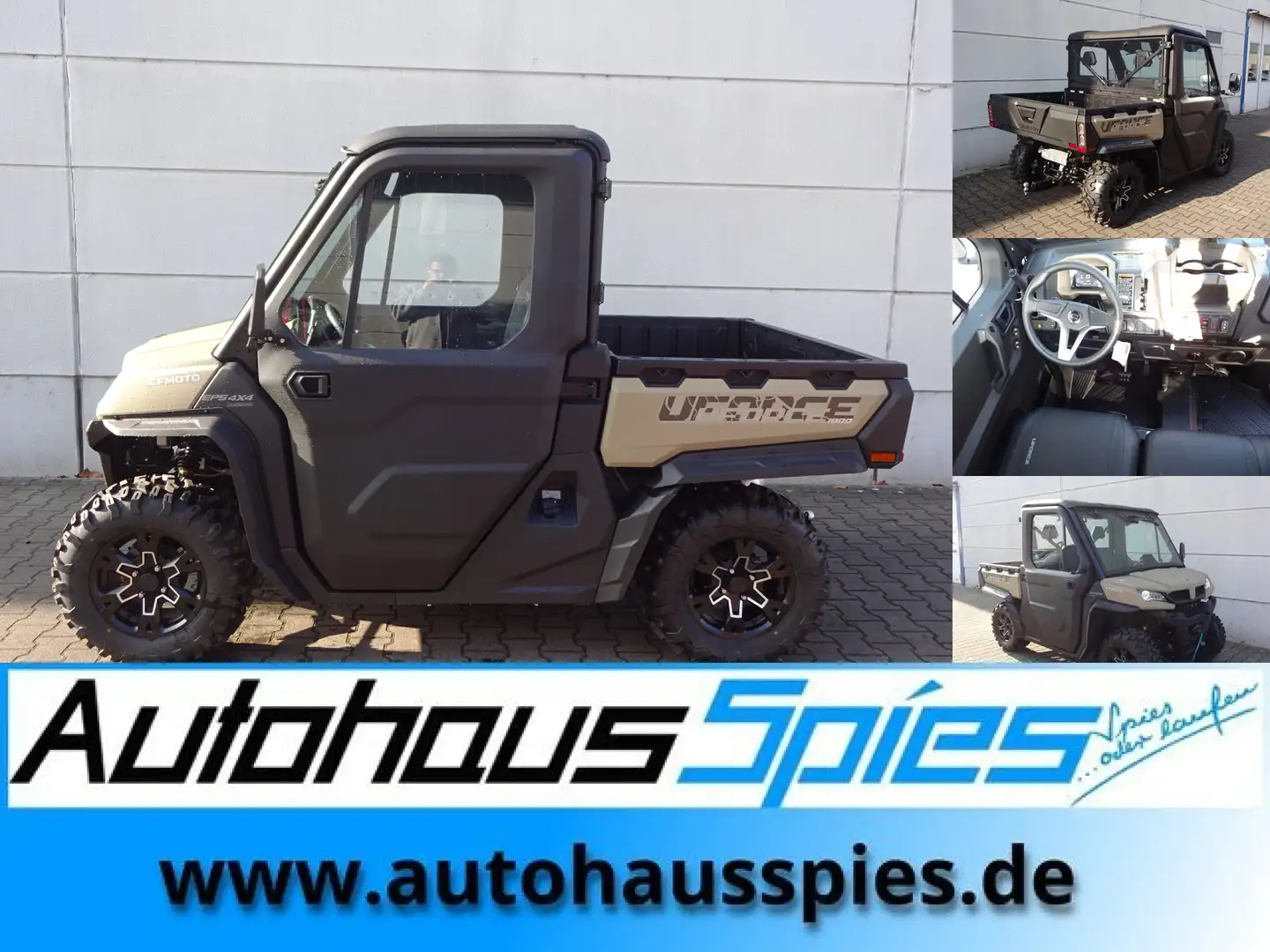 CFMOTO UForce 1000 4x4 LoF EPS (Servo) VOLLKABINE MIT HEIZUNG Bej - 1
