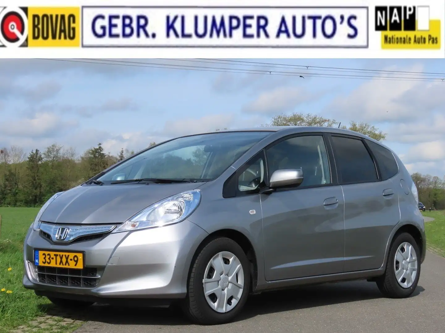 Honda Jazz 1.4 Hybrid Bns Mode, Airco/ECC, Isofix, Weinig km Šedá - 1