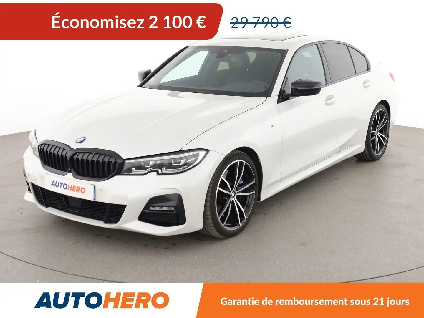 BMW 320 320dA M Sport Blanc - 1